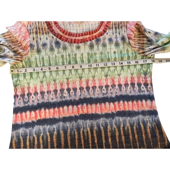 One World 3/4 Sleeve Top Lightweight Size Medium - Picture 4 of 5